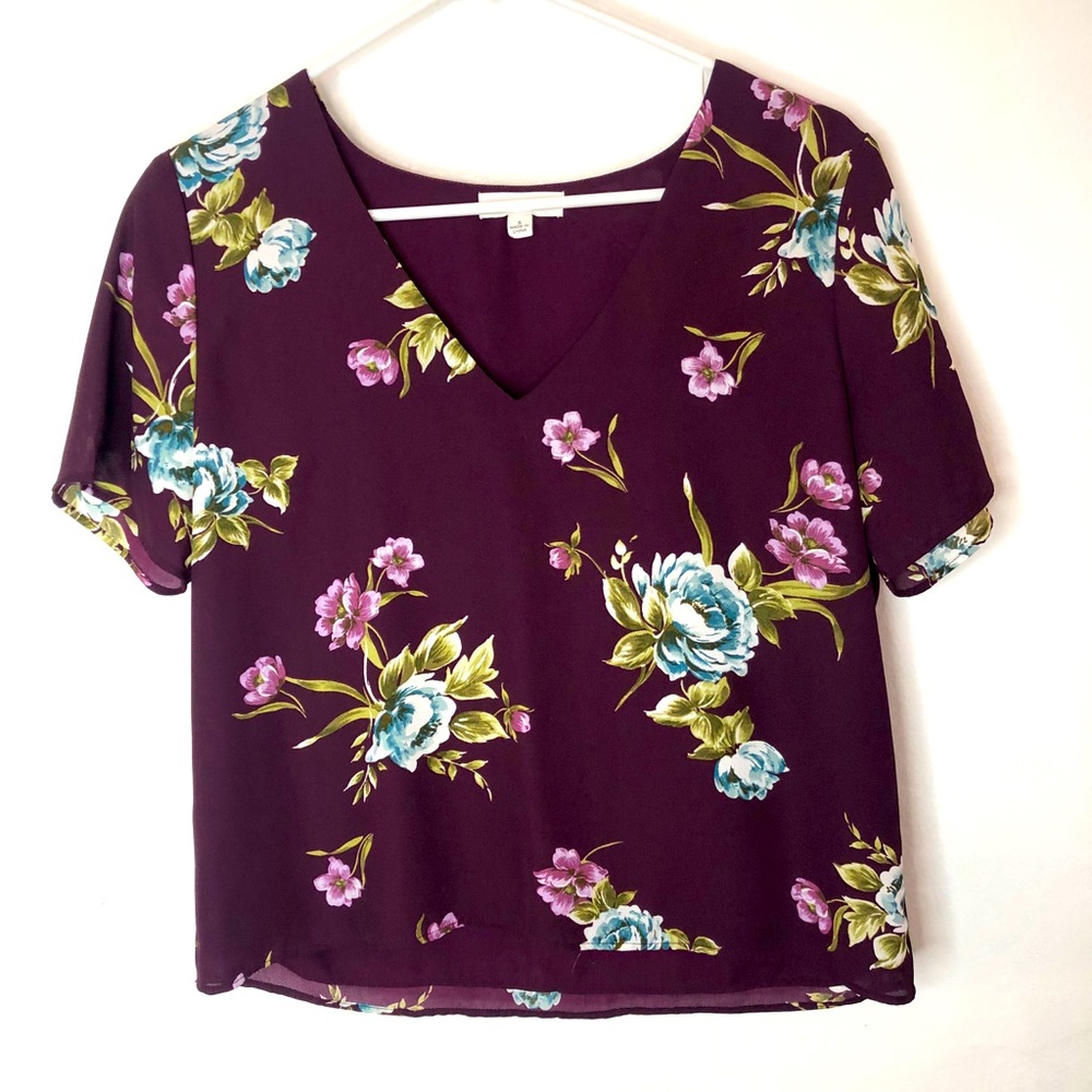Fun floral work shirt